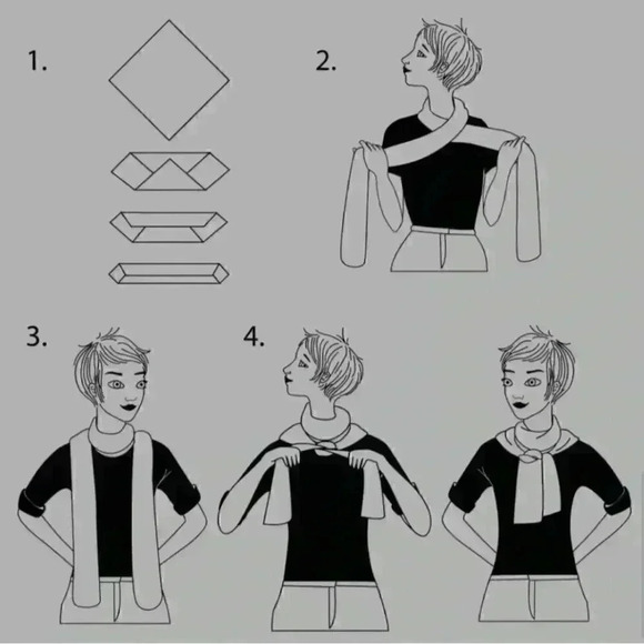 🆕Luxury Satin Print Scarf  90cmx90xm - Picture 12 of 15